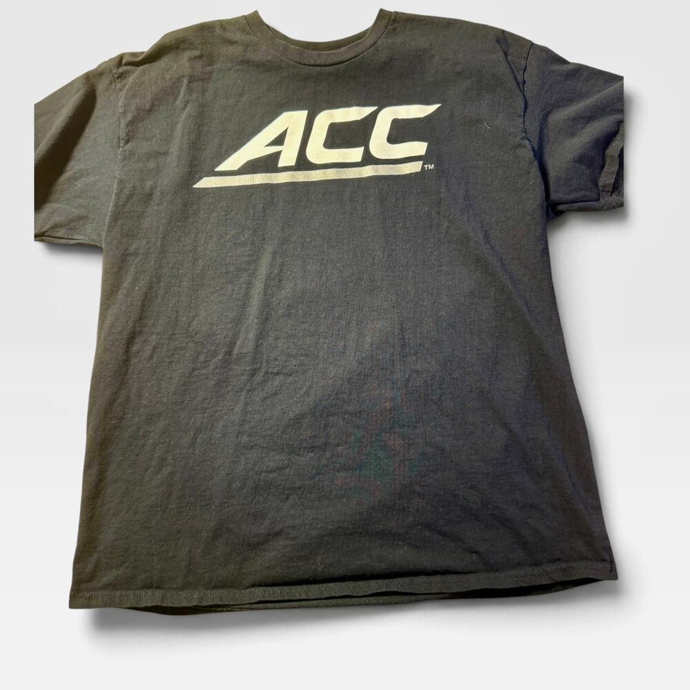 Blue 84 ACC Atlantic Coast Conference T-Shirt Men’s XL Black NCAA Logo Tee
